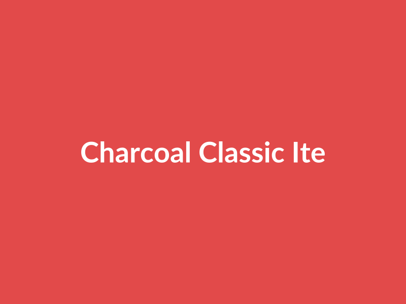 Charcoal Classic Item - placehold image
