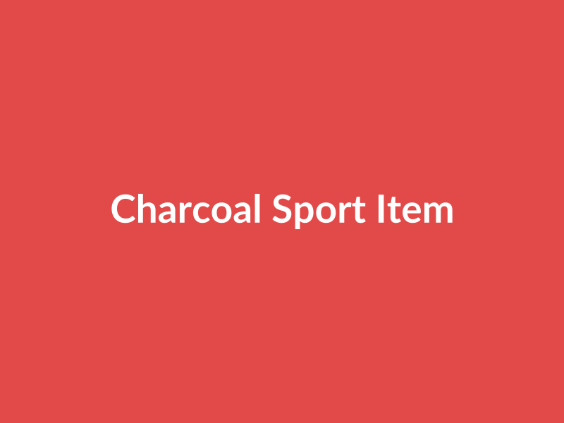 Charcoal Sport Item - placehold image