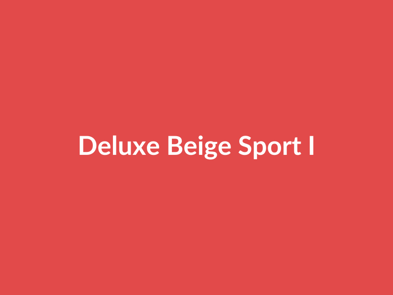Deluxe Beige Sport Item - placehold image