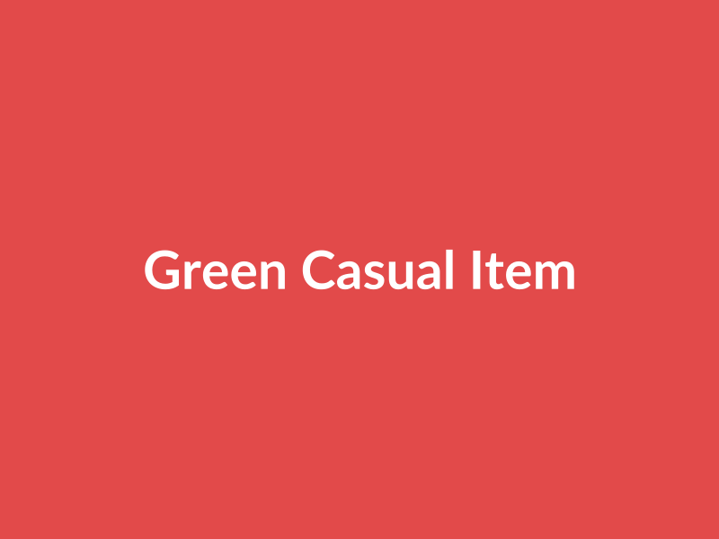 Green Casual Item - placehold image