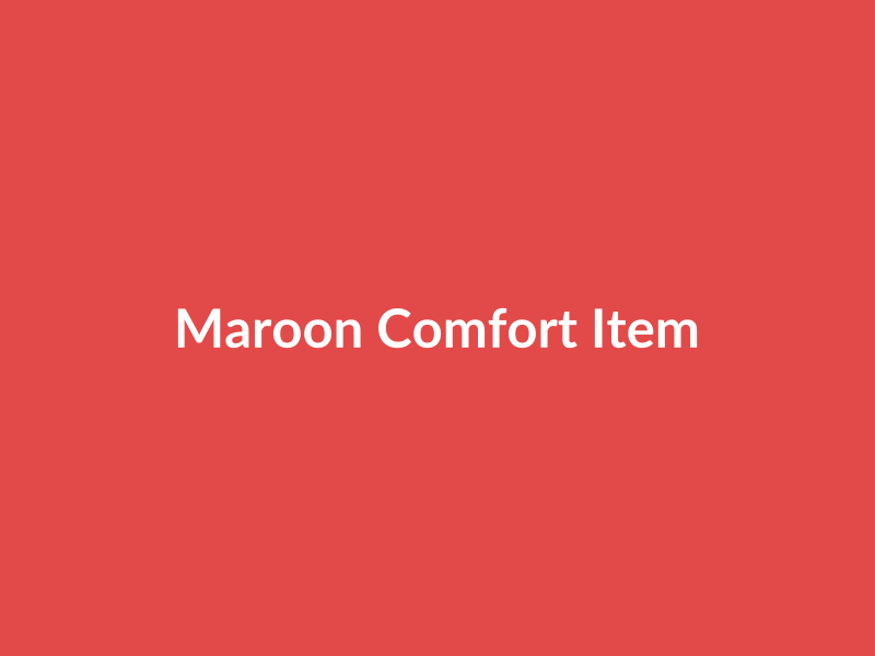 Maroon Comfort Item - placehold image