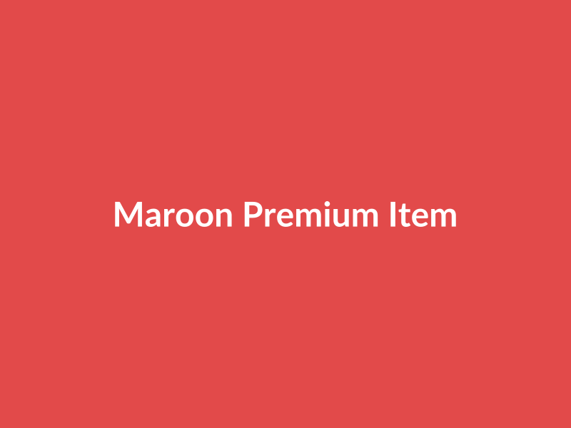 Maroon Premium Item - placehold image