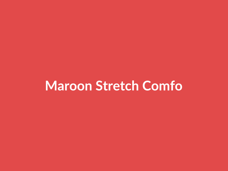 Maroon Stretch Comfort Denim - placehold image