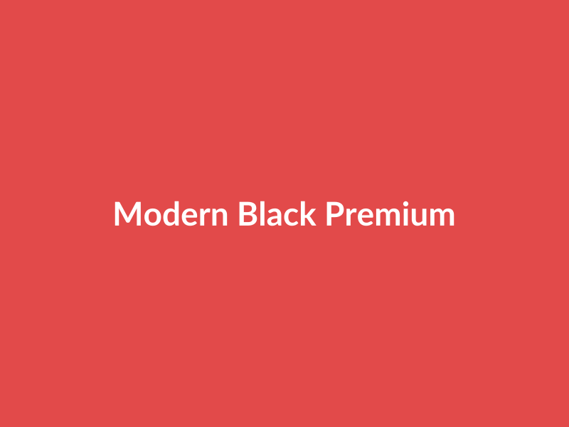 Modern Black Premium Item - placehold image