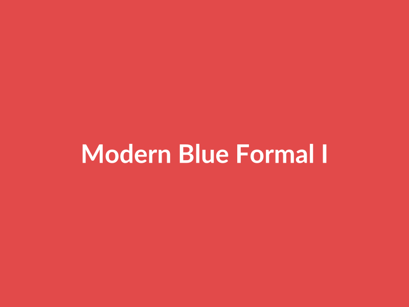Modern Blue Formal Item - placehold image
