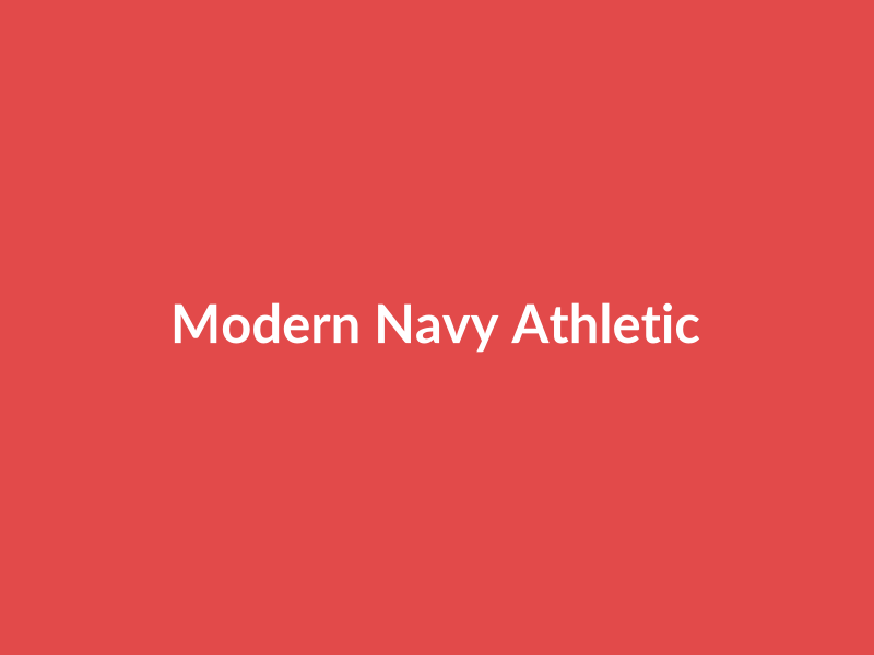 Modern Navy Athletic Tech Fleece - placehold image
