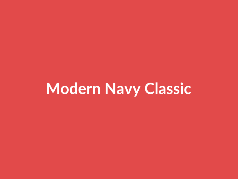 Modern Navy Classic Item - placehold image