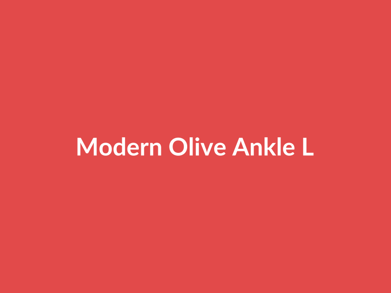 Modern Olive Ankle Length Slim - placehold image