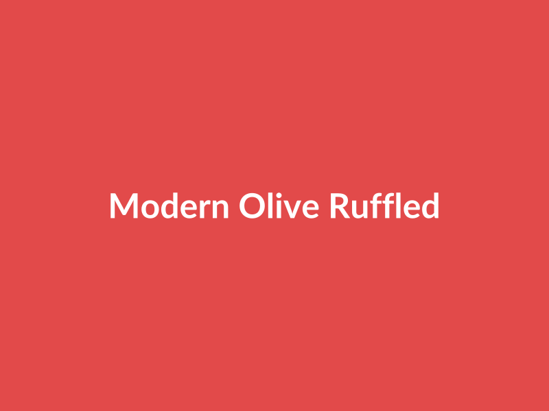 Modern Olive Ruffled Sleeve Top - placehold image