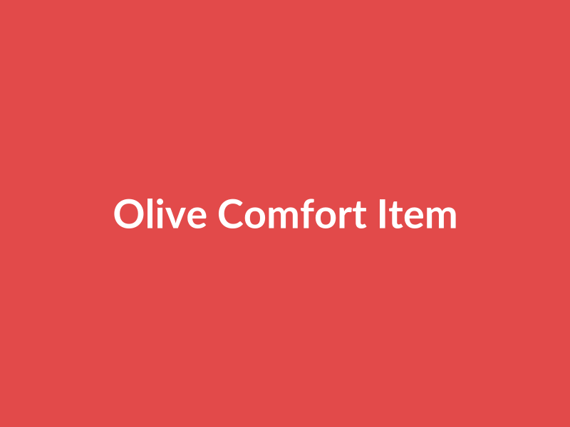 Olive Comfort Item - placehold image