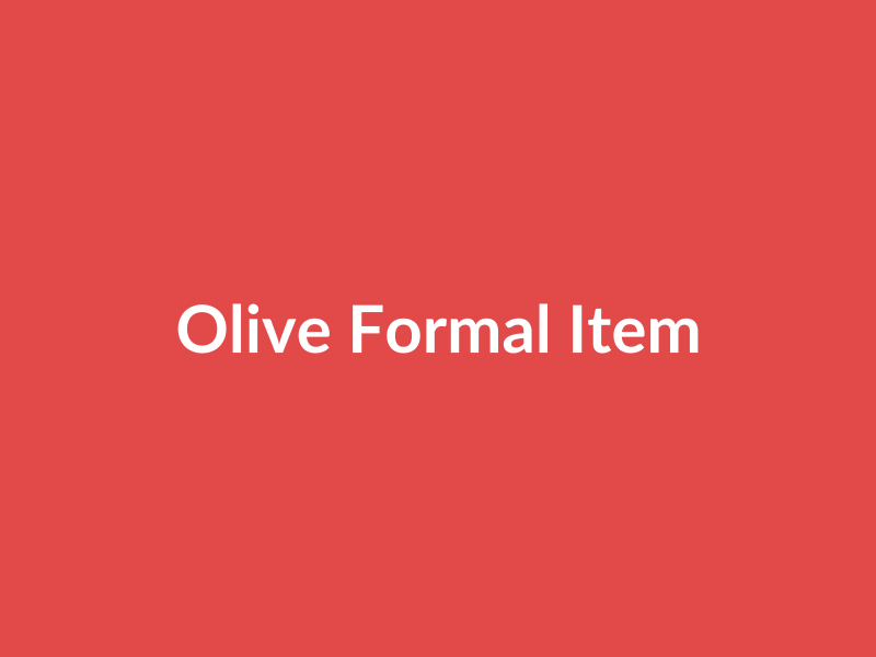 Olive Formal Item - placehold image