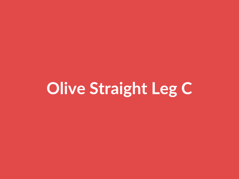 Olive Straight Leg Classic - placehold image
