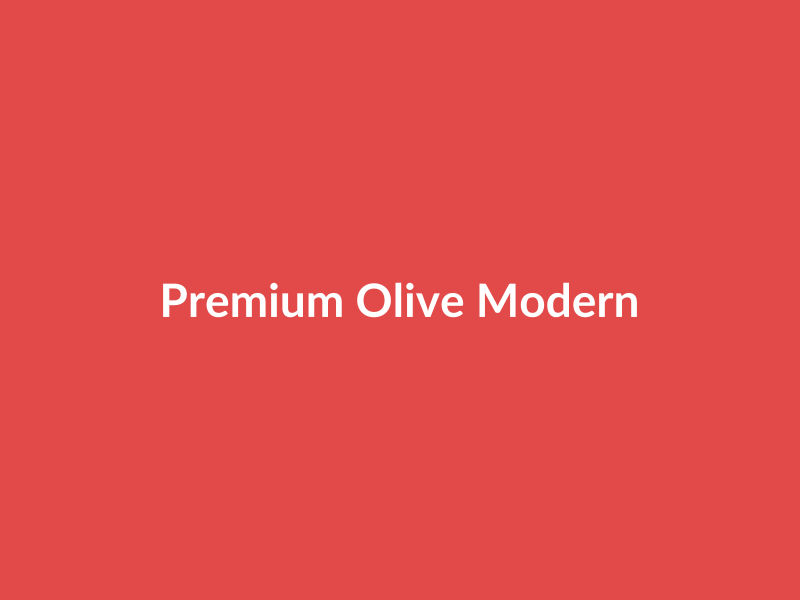 Premium Olive Modern Item - placehold image