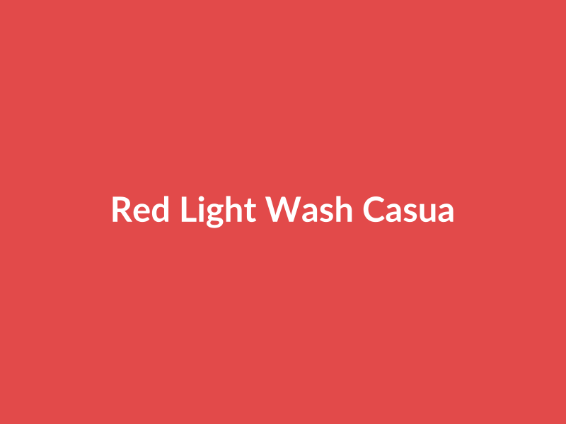 Red Light Wash Casual - placehold image