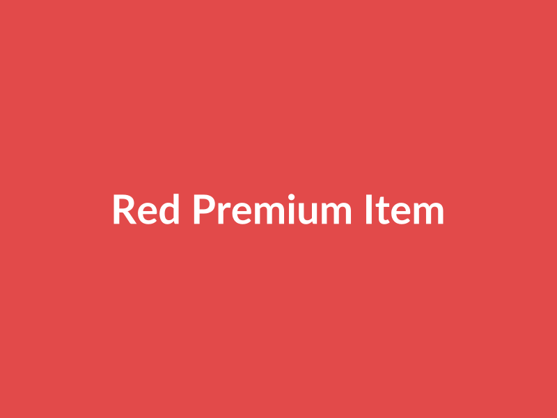 Red Premium Item - placehold image