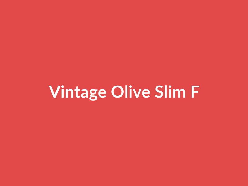 Vintage Olive Slim Fit Dark Wash - placehold image